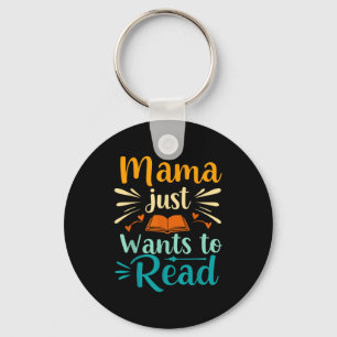 Llavero Mamá divertida quiere leer mamá leyendo día de las