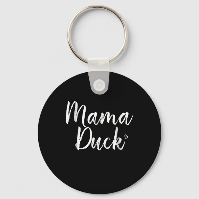 Llavero Mama Duck, Cute Duck, Mors Day, Regalos Mamá (Anverso)