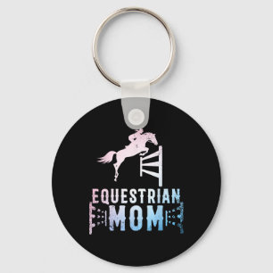 Llavero Mamá Ecuestre Arte Para Chicas Caballos De Caballo