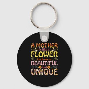 Llavero Mamá Es Como Una Flor