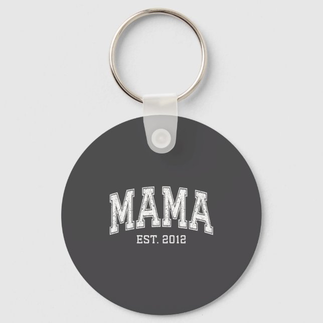 Llavero Mama Est 2012 Mom D Mothers Day Ized  (Anverso)