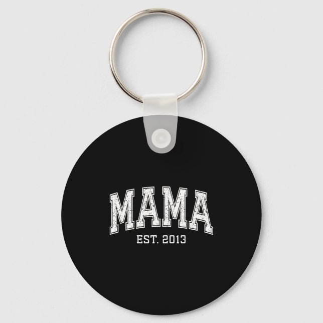 Llavero Mama Est 2013 Mom D Mothers Day Ized  (Anverso)