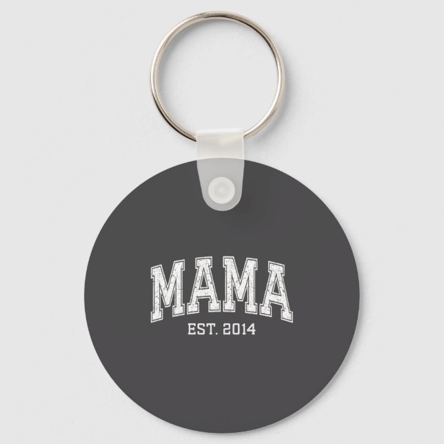 Llavero Mama Est 2014 Mom D Mothers Day Ized  (Anverso)