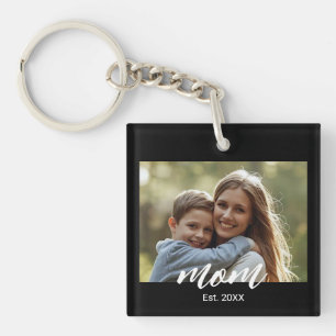 Llavero Mamá Estableció Foto Día de la Madre