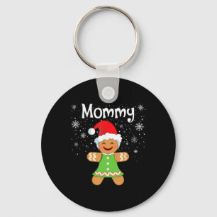 Llavero Mamá Familia de Pan de Jengibre Navidad a juego Mu