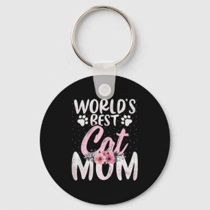 Llavero Mamá gata del mundo - mamá amante de los gatos div