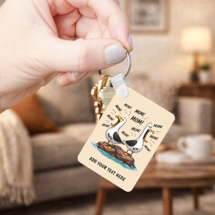 Llavero Mamá Gaviota Divertida Personalizada