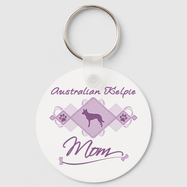 Llavero Mamá Kelpie australiana (Anverso)