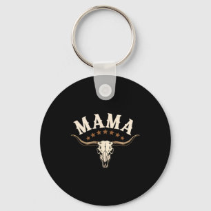 Llavero Mamá Mama Vaquero Rodeo Occidental Cráneo a Juego