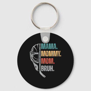 Llavero Mamá Mami Mamá Bruh Hockey sobre hielo Día de la M