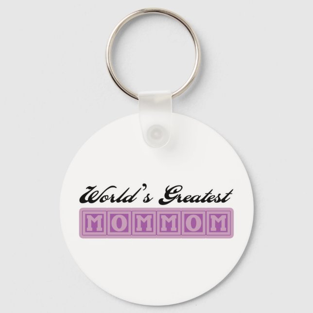 Llavero Mamá más grande del mundo y apos (Anverso)
