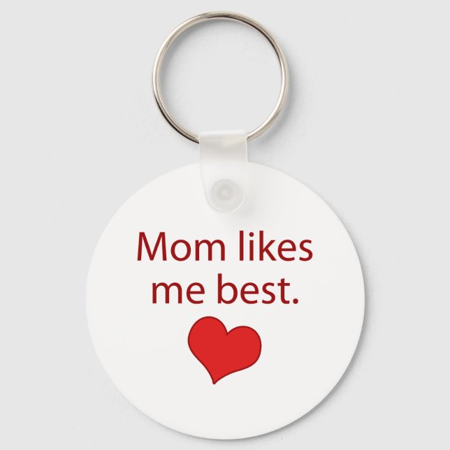 Llavero Mamá me gusta más (Anverso)