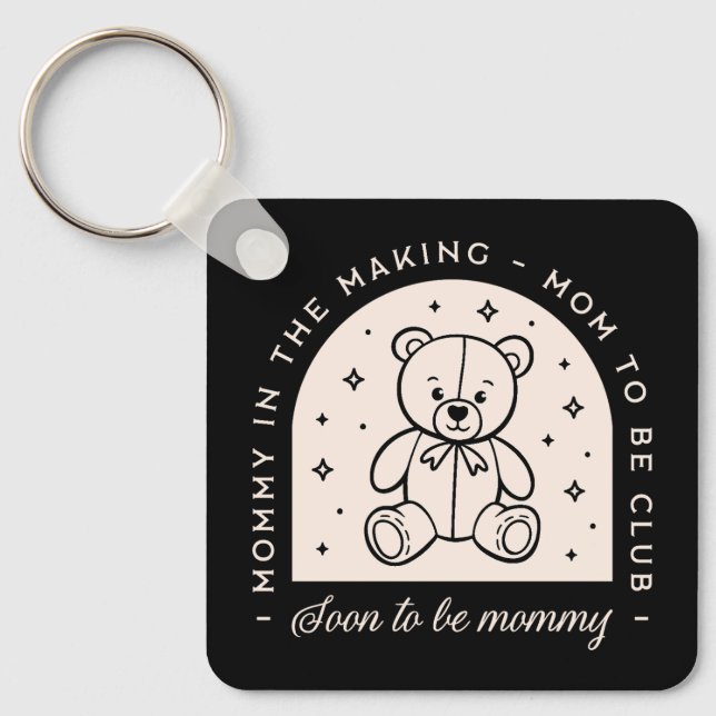 Llavero Mamá para ser del club cita la invitación de embar (Anverso)