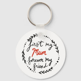 Llavero Mamá, para siempre mi amigo,