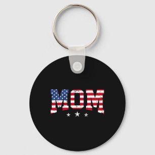 Llavero Mamá Patriótica Usa Día de la Madre Bandera Americ