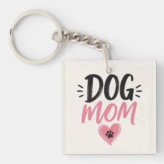 Llavero Mamá perrito (Frente)