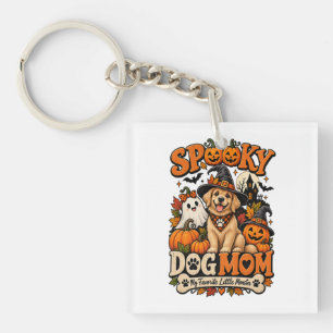 Llavero Mamá Perro Espeluznante Halloween Perrito Esquelet