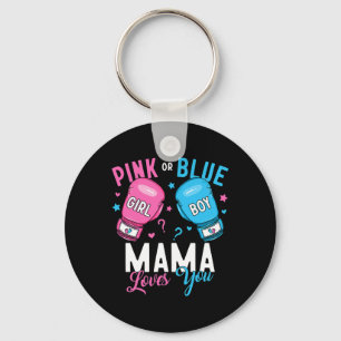 Llavero Mamá Rosa O Azul Te Ama Boxear Rescate De Género