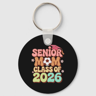 Llavero Mamá senior Cl de 2026 Fútbol Groovy 70s Retro Gra