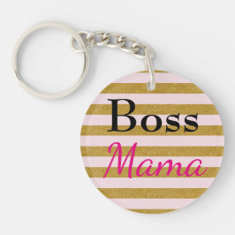 Llavero Mamá Striped Keychain de Boss