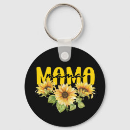 Llavero Mama Sunflower Sunshine - Alegre diseño floral