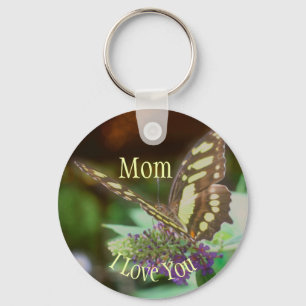 Llavero Mamá te amo mariposa 
