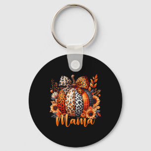Llavero Mama Thankding Leopard Pumpkin Sunflower Coquet