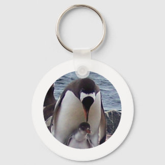 Llavero Mama y Baby Penguin