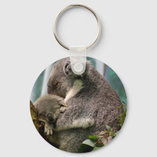 Llavero Mamá y Recién nacido de Koala