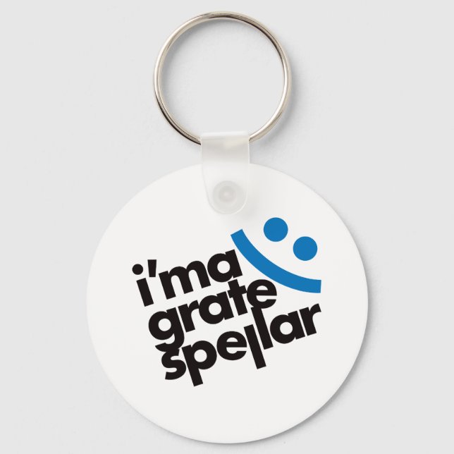 Llavero Mamáes Grate Spellar - Azul (Anverso)