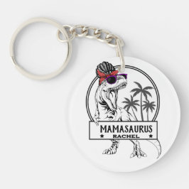 Llavero Mamasaurus Mom T rex Dino Funny Nombre personaliza