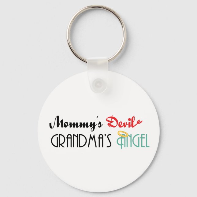 Llavero Mami's Devil, Grandma's Angel (Anverso)