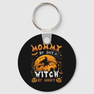 Llavero Mami By Day Witch By Night Funny Family Halloween