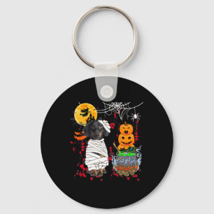Llavero Mami Dachshund Perro Halloween Perro Scary Calabaz