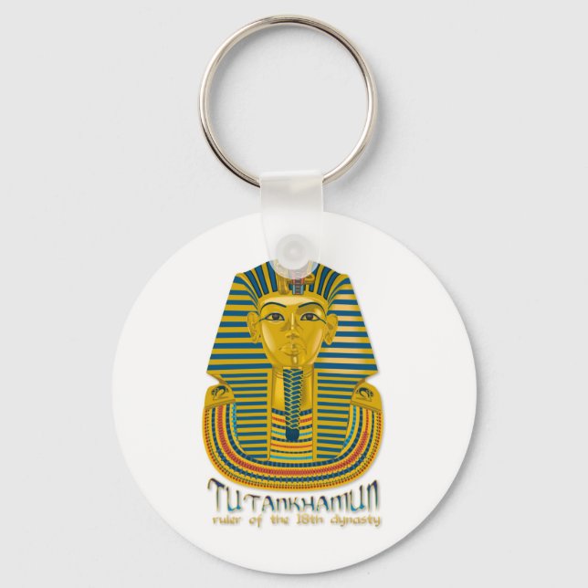 Llavero Mami Tutankhamun, el antiguo Rey Tut de Egipto (Anverso)