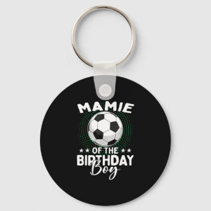 Llavero Mamie del jugador de fútbol del cumpleaños Cumplea