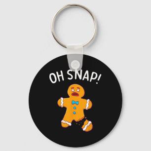 Llavero Man Oh Snap Navidades Divertido Cookie Baking Rega