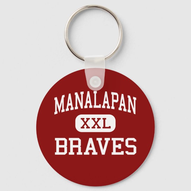Llavero Manalapan - Braves - High - Englishtown New Jersey (Anverso)