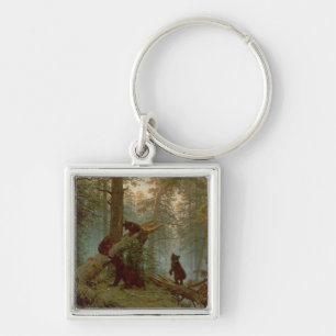 Llavero Mañana en un bosque del pino, 1889