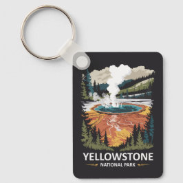 Llavero Manantial de Yellowstone Parque Nacional 