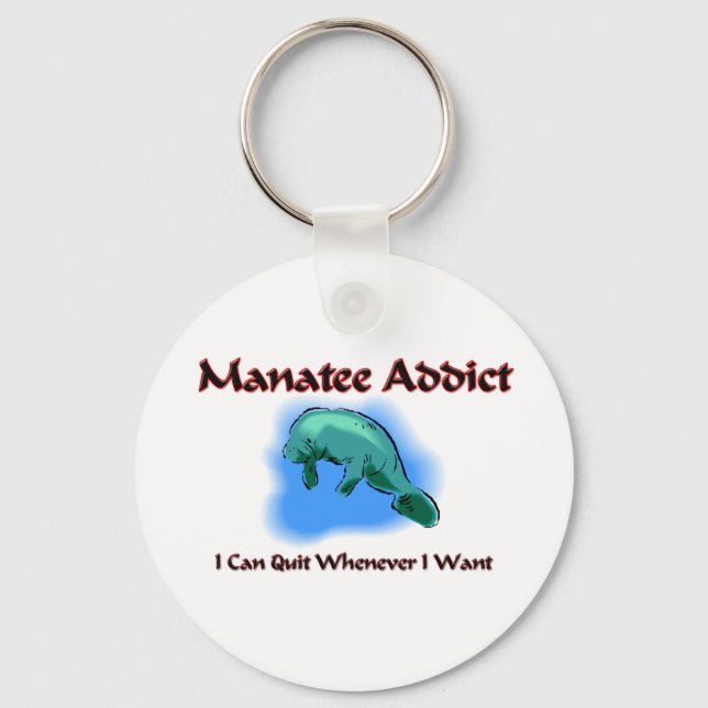 Llavero Manatee Addict (Anverso)