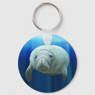 Llavero Manatee Keychain
