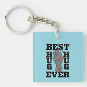 Llavero Manatee - Mejor Abrazo de la historia - Hug - ASL 