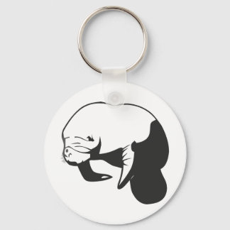 Llavero Manatee negro