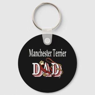 Llavero Manchester terrier dad dad dad papá Keychain