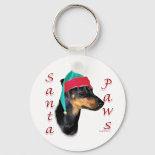 Llavero Manchester Terrier Santa Paws