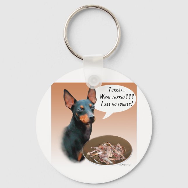 Llavero Manchester Terrier Turkey (Anverso)