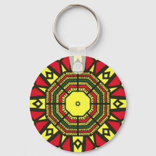 Llavero Mandala afrocéntrica