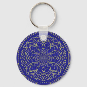 Llavero Mandala azul