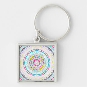 Llavero mandala colorido